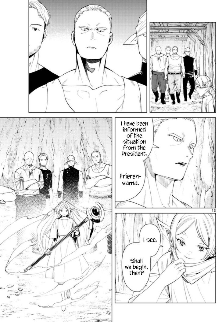 Frieren: Beyond Journey's End Manga Chapter 70 page 13 - The Norm Company scene