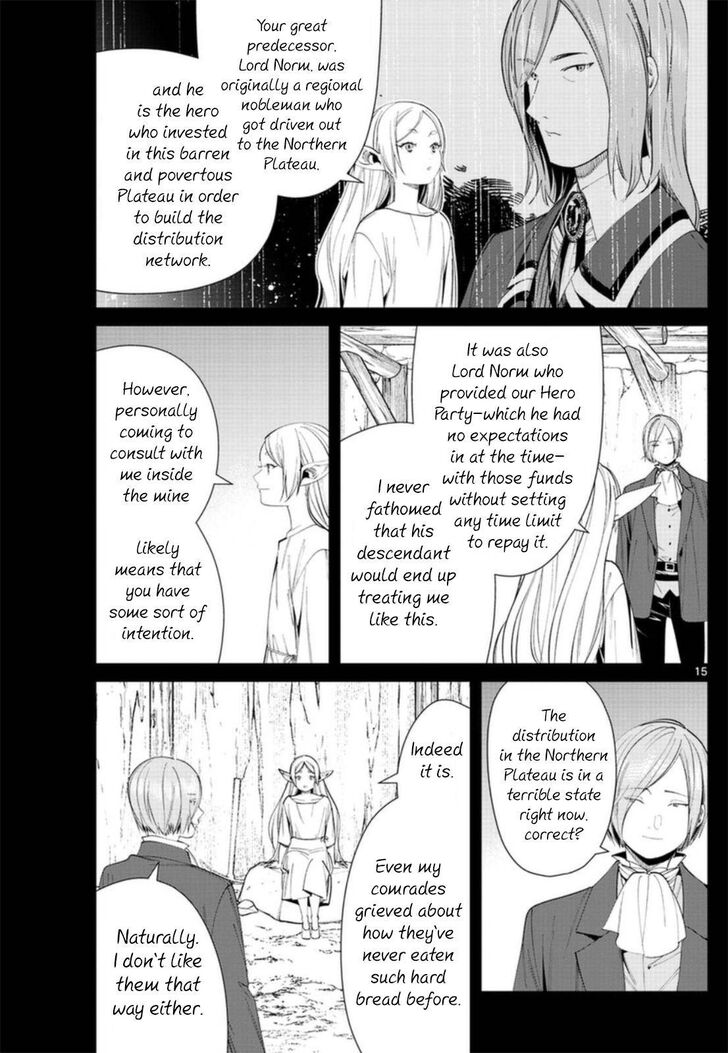 Frieren: Beyond Journey's End Manga Chapter 70 page 15 - The Norm Company scene