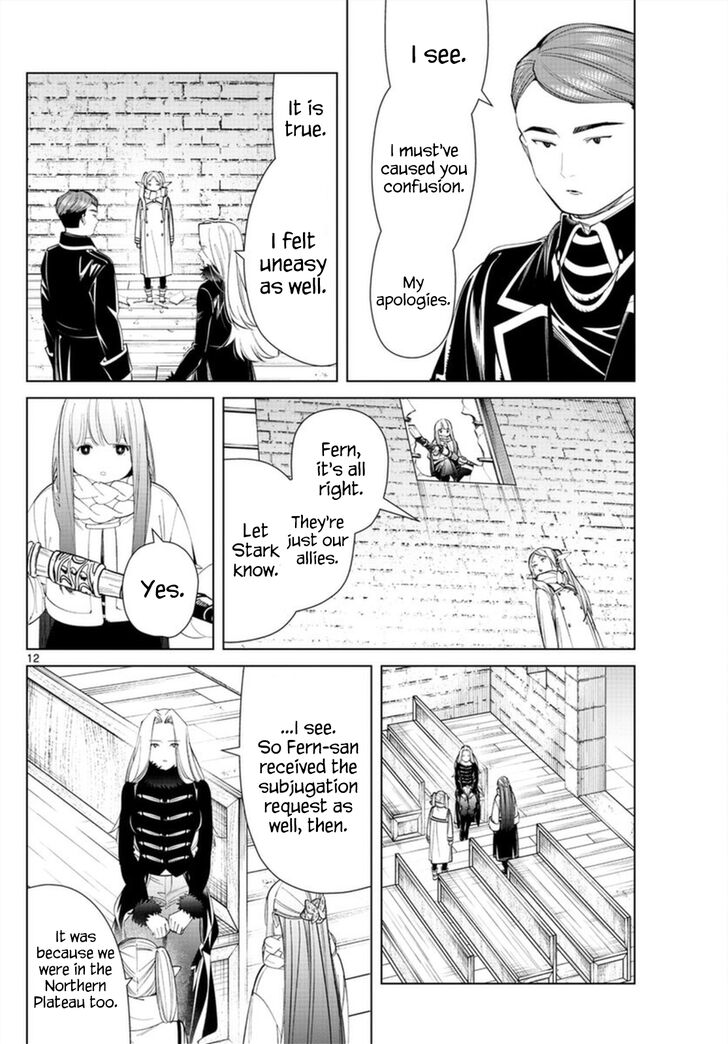 Frieren: Beyond Journey's End Manga Chapter 71 page 12 - Subjugation Request scene
