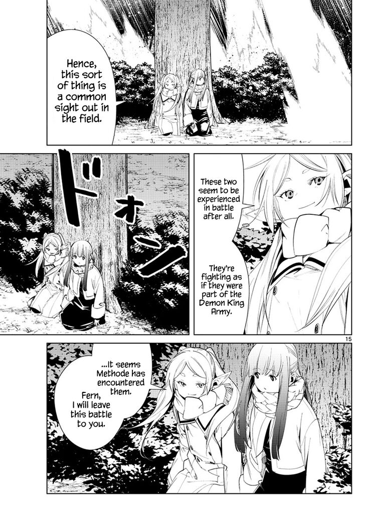 Frieren: Beyond Journey's End Manga Chapter 73 page 15 - Encounter Battle scene