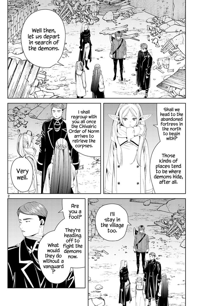 Frieren: Beyond Journey's End Manga Chapter 73 page 2 - Encounter Battle scene