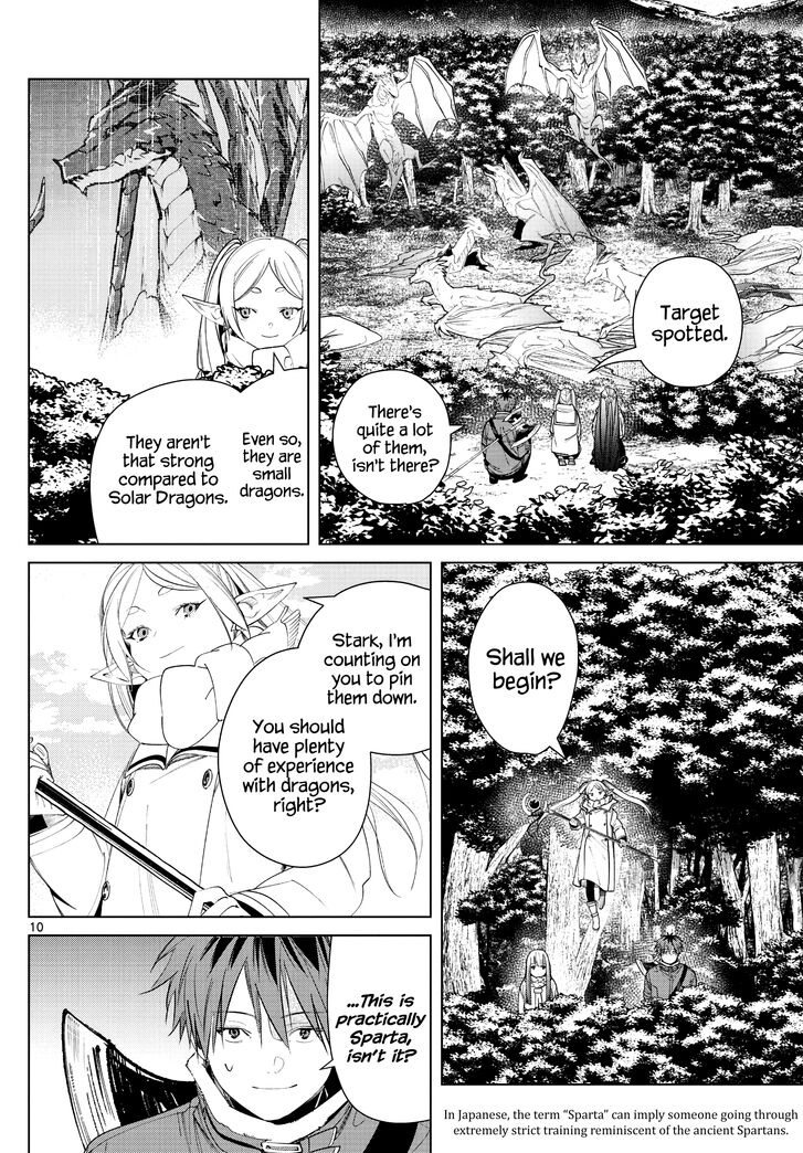 Frieren: Beyond Journey's End Manga Chapter 77 page 10 - A Thunder of Dragons scene