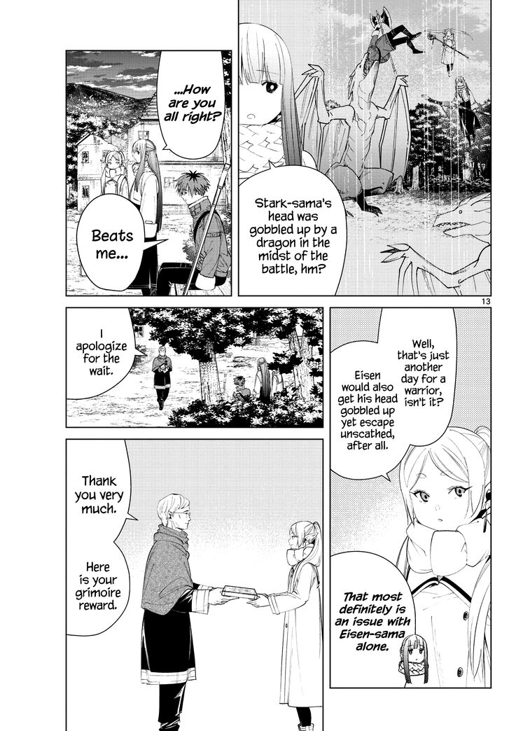 Frieren: Beyond Journey's End Manga Chapter 77 page 13 - A Thunder of Dragons scene