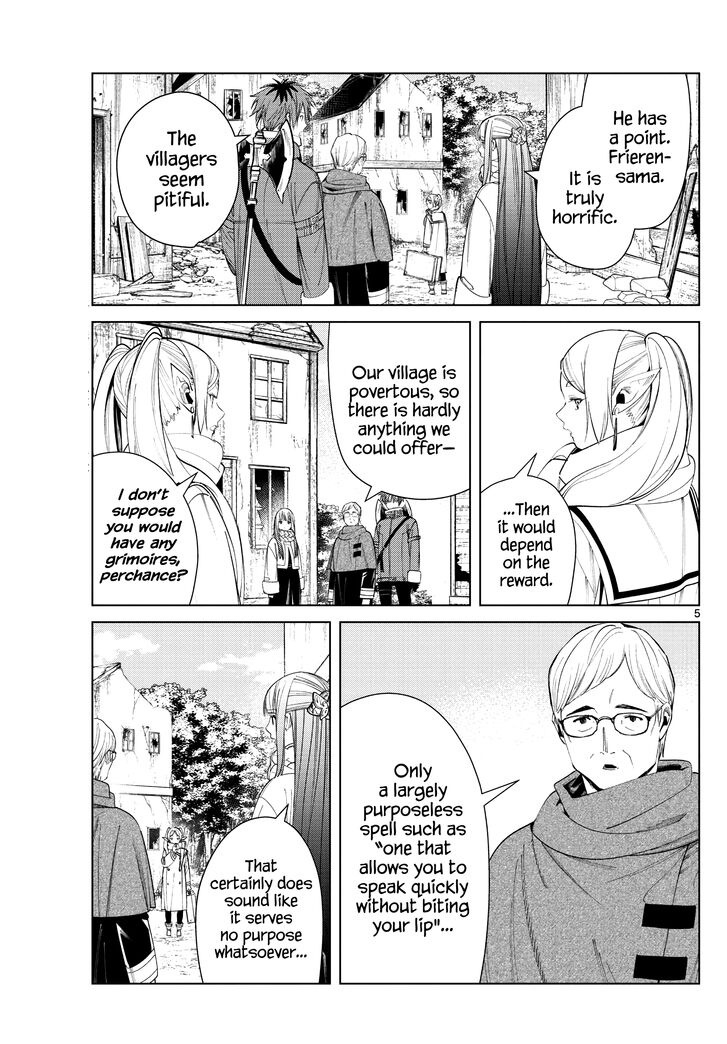 Frieren: Beyond Journey's End Manga Chapter 77 page 5 - A Thunder of Dragons scene