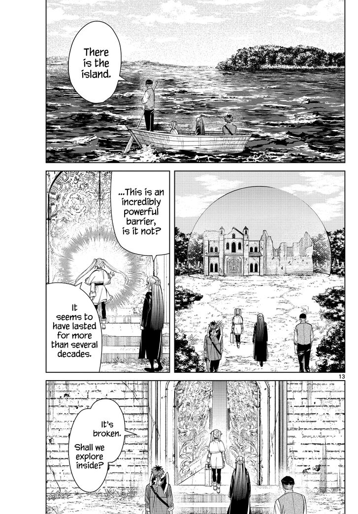 Frieren: Beyond Journey's End Manga Chapter 78 page 13 - Lake Korridor scene