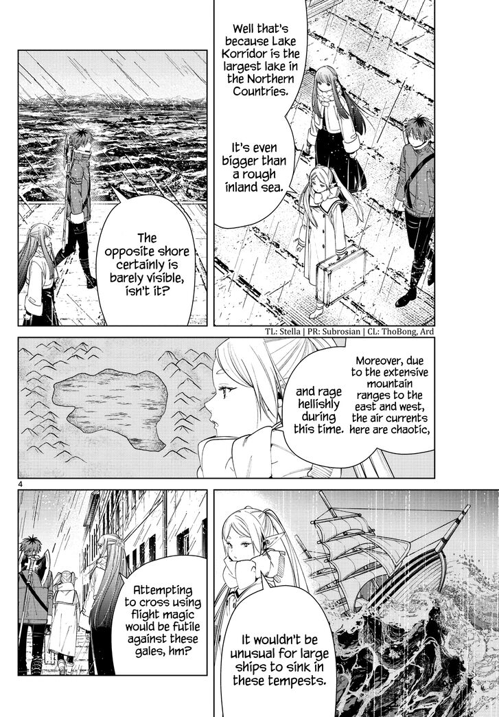 Frieren: Beyond Journey's End Manga Chapter 78 page 4 - Lake Korridor scene
