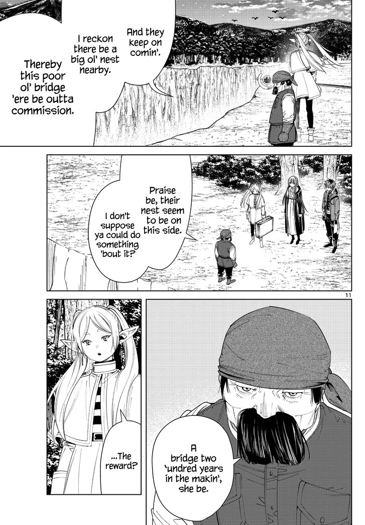 Frieren: Beyond Journey's End Manga Chapter 79 page 11 - The Great Tor Canyon scene