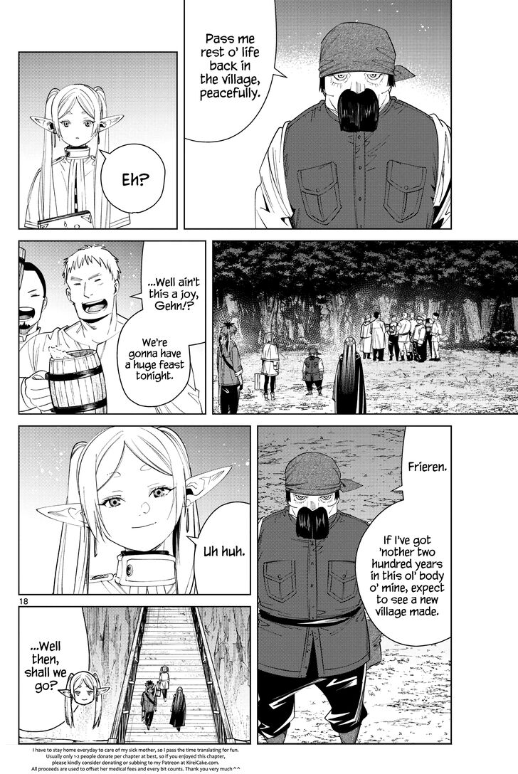 Frieren: Beyond Journey's End Manga Chapter 79 page 18 - The Great Tor Canyon scene