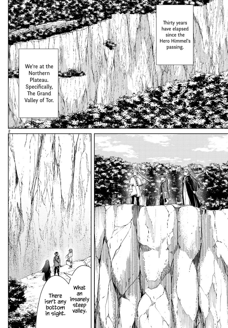 Frieren: Beyond Journey's End Manga Chapter 79 page 2 - The Great Tor Canyon scene
