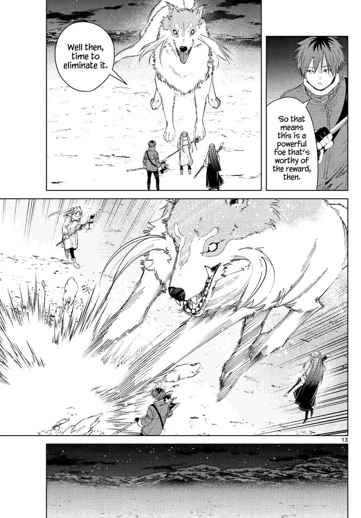 Frieren: Beyond Journey's End Manga Chapter 80 page 13 - Holy Snow Crystals scene