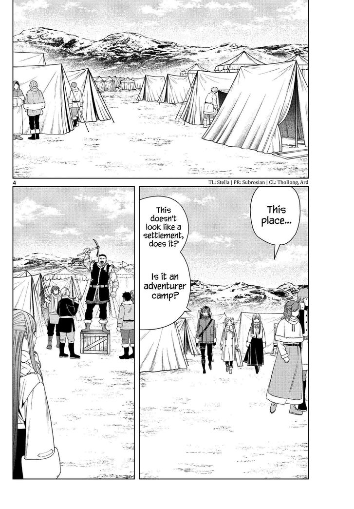 Frieren: Beyond Journey's End Manga Chapter 80 page 4 - Holy Snow Crystals scene