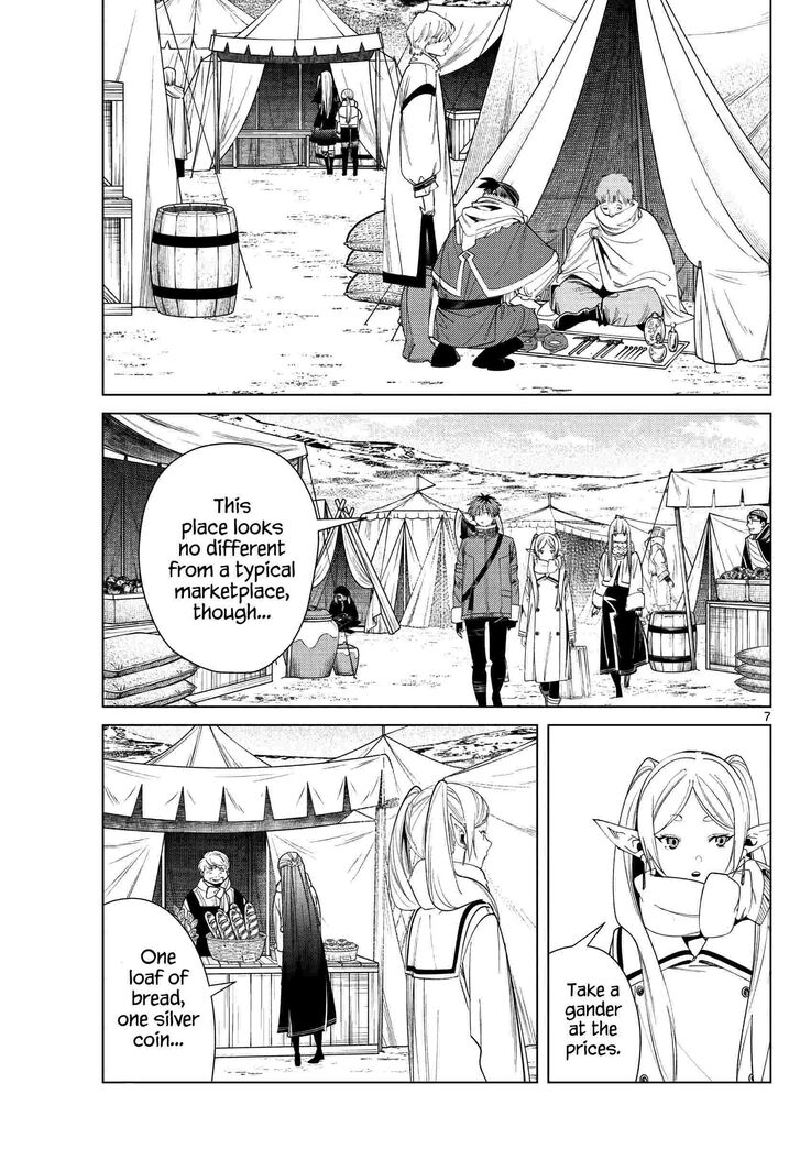 Frieren: Beyond Journey's End Manga Chapter 80 page 7 - Holy Snow Crystals scene