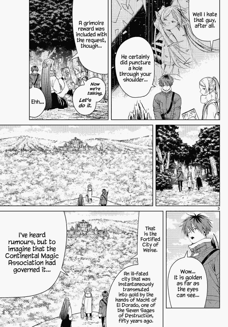 Frieren: Beyond Journey's End Manga Chapter 81 page 3 - The Golden Land scene