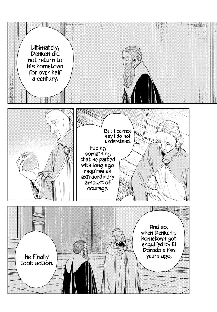 Frieren: Beyond Journey's End Manga Chapter 82 page 14 - Diagoldze—The Spell to Transmute All Creation into Gold scene