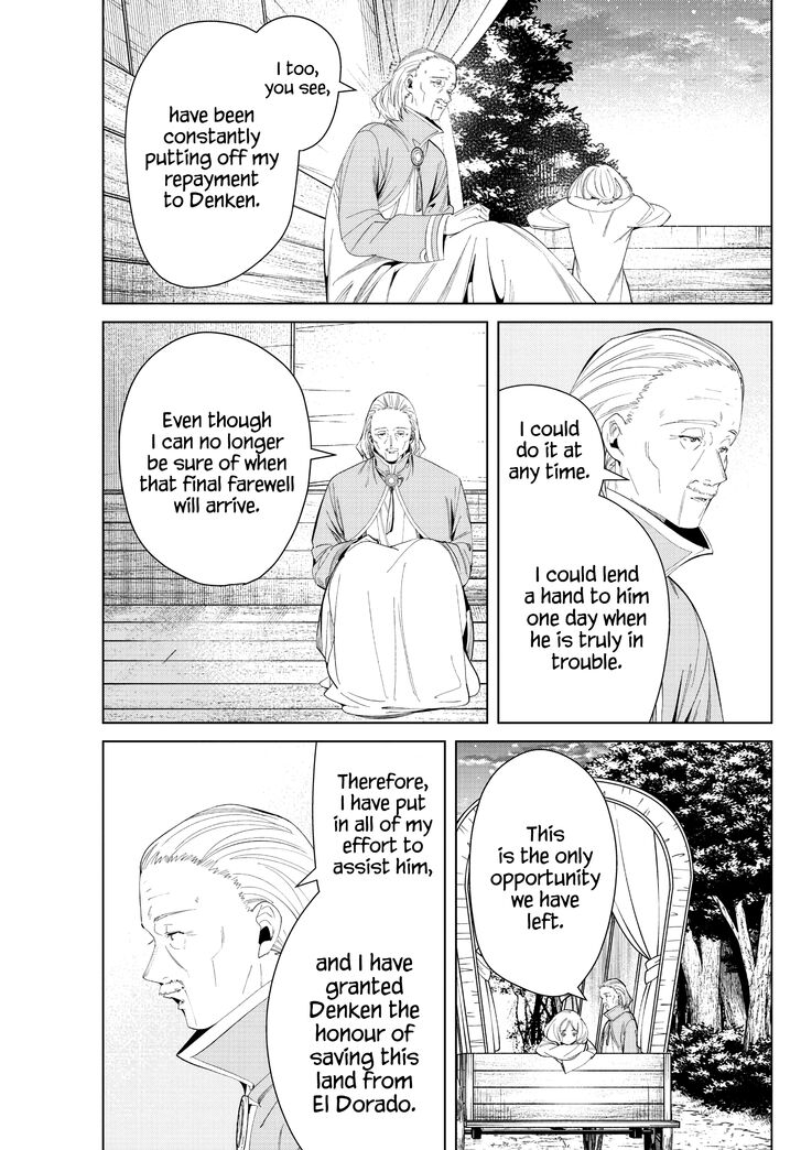 Frieren: Beyond Journey's End Manga Chapter 82 page 17 - Diagoldze—The Spell to Transmute All Creation into Gold scene