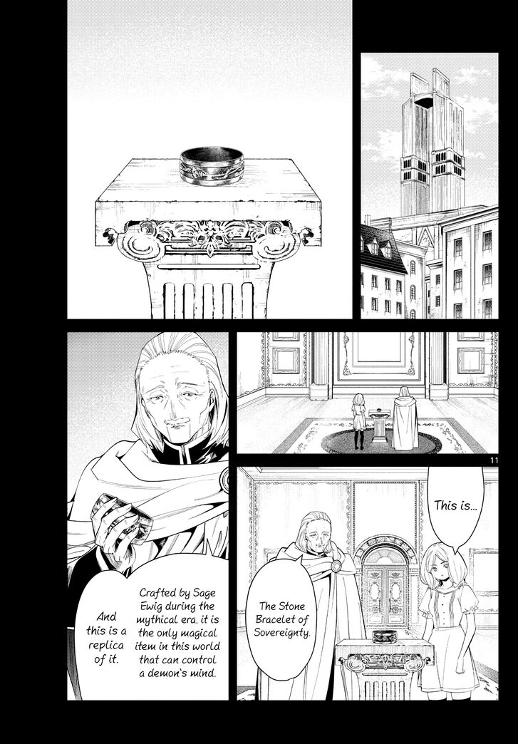 Frieren: Beyond Journey's End Manga Chapter 83 page 11 - Stone Bracelet of Servitude scene