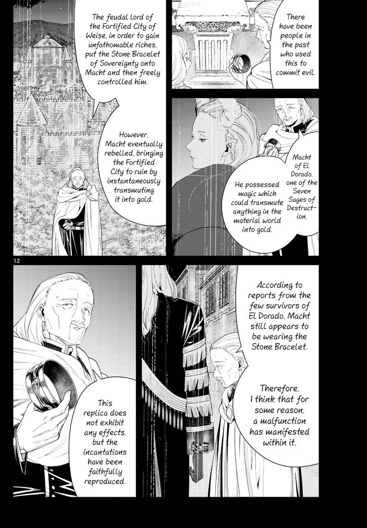 Frieren: Beyond Journey's End Manga Chapter 83 page 12 - Stone Bracelet of Servitude scene