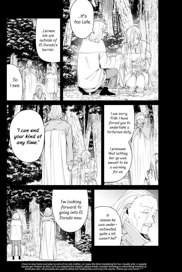Frieren: Beyond Journey's End Manga Chapter 83 page 18 - Stone Bracelet of Servitude scene