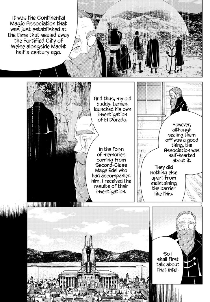 Frieren: Beyond Journey's End Manga Chapter 83 page 5 - Stone Bracelet of Servitude scene