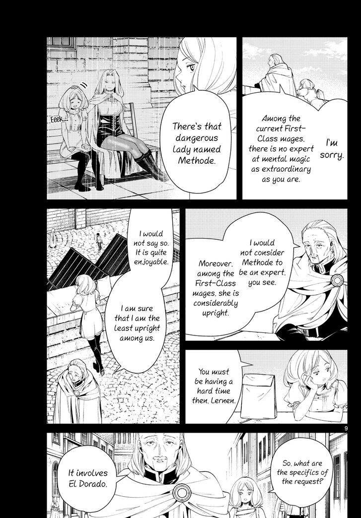 Frieren: Beyond Journey's End Manga Chapter 83 page 9 - Stone Bracelet of Servitude scene