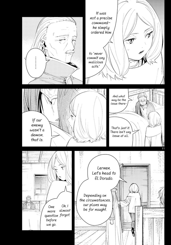 Frieren: Beyond Journey's End Manga Chapter 84 page 11 - Daredevil scene