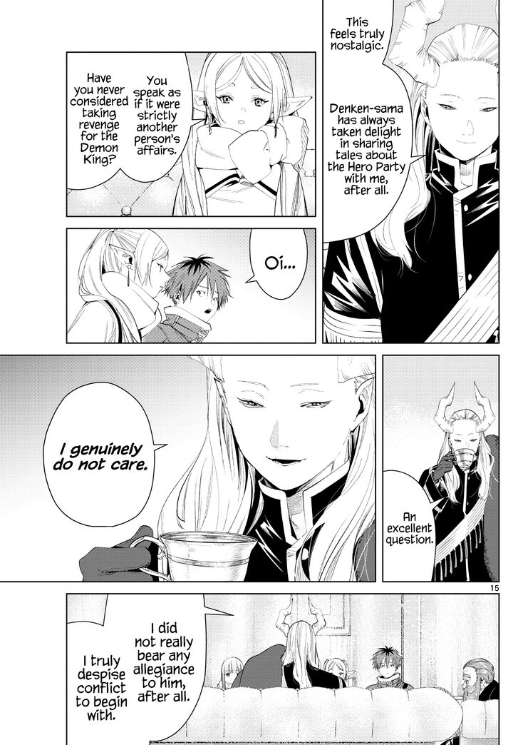 Frieren: Beyond Journey's End Manga Chapter 86 page 15 - Discussions scene