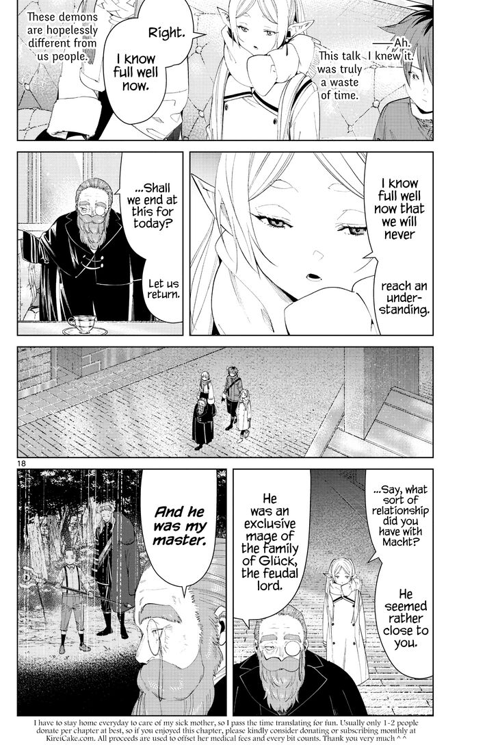 Frieren: Beyond Journey's End Manga Chapter 86 page 18 - Discussions scene