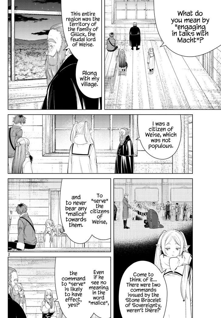Frieren: Beyond Journey's End Manga Chapter 86 page 2 - Discussions scene