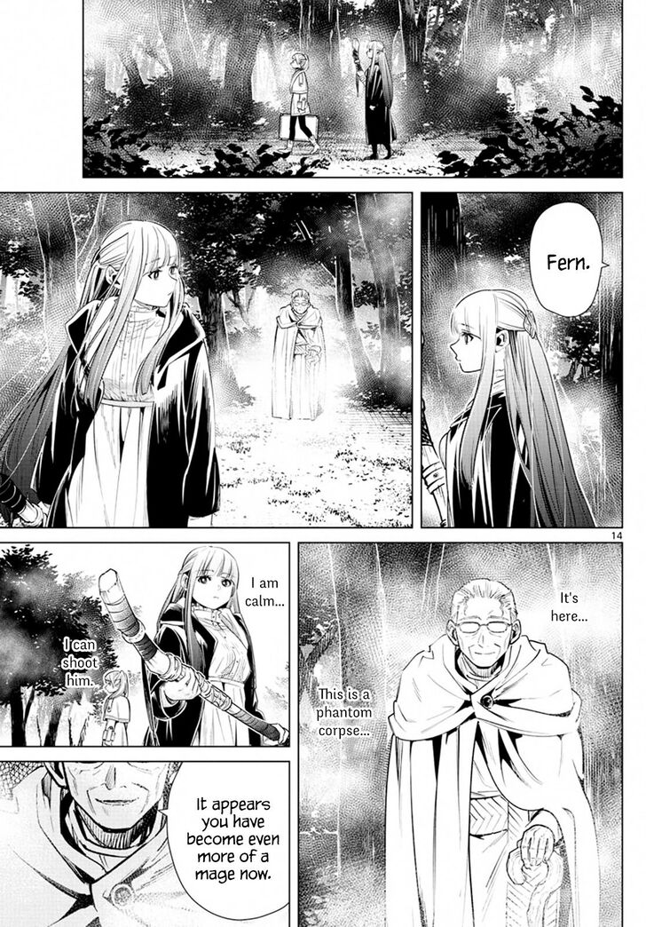Frieren: Beyond Journey's End Manga Chapter 9 page 14 - Phantoms of the Dead scene
