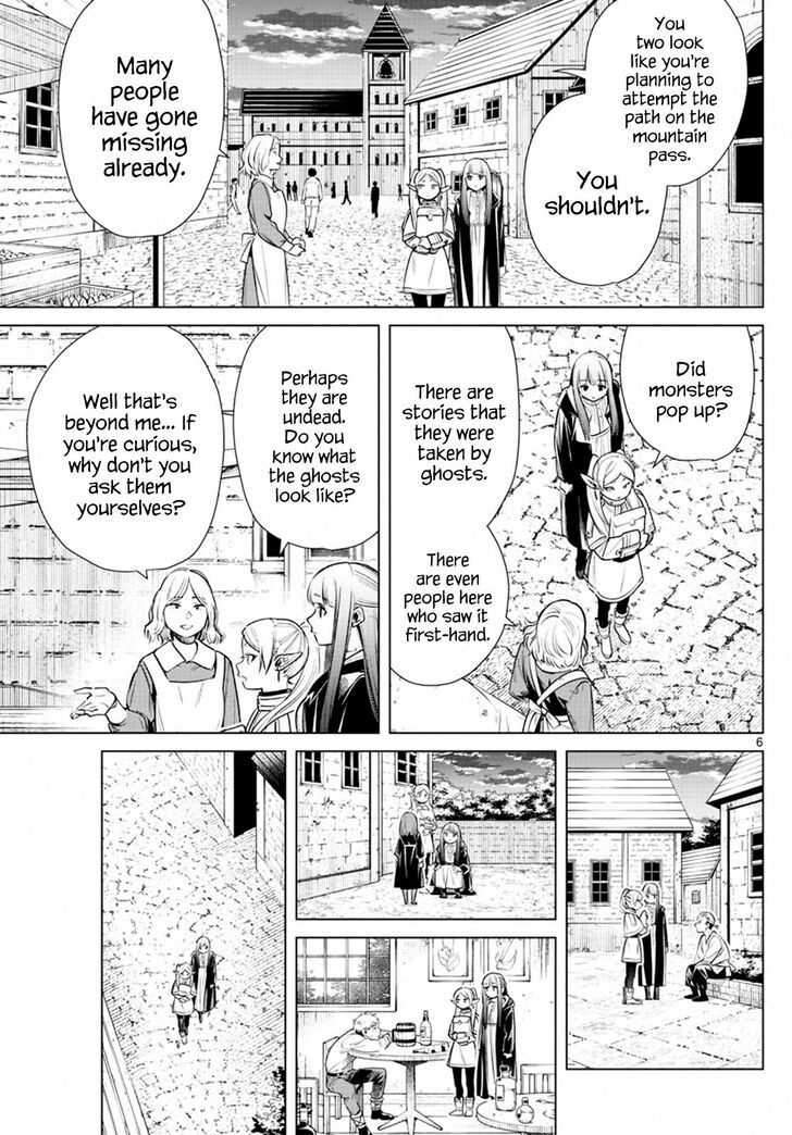 Frieren: Beyond Journey's End Manga Chapter 9 page 6 - Phantoms of the Dead scene