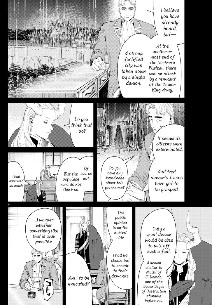 Frieren: Beyond Journey's End Manga Chapter 92 page 8 - The End of Weise scene