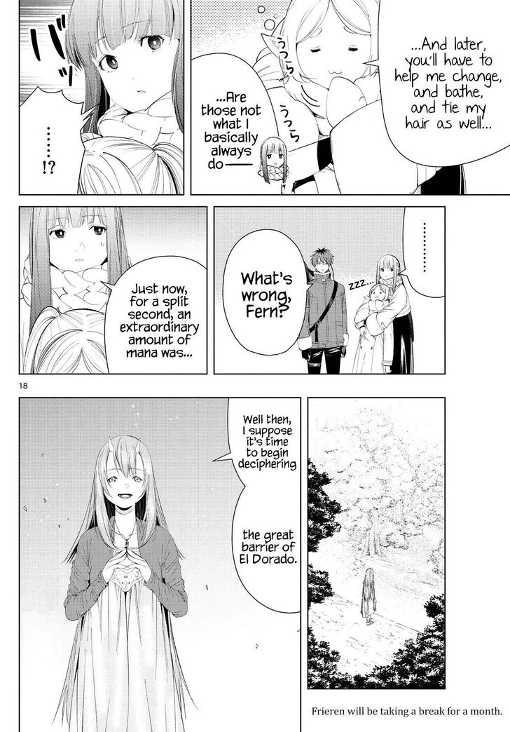 Frieren: Beyond Journey's End Manga Chapter 93 page 18 - The Great Barrier scene