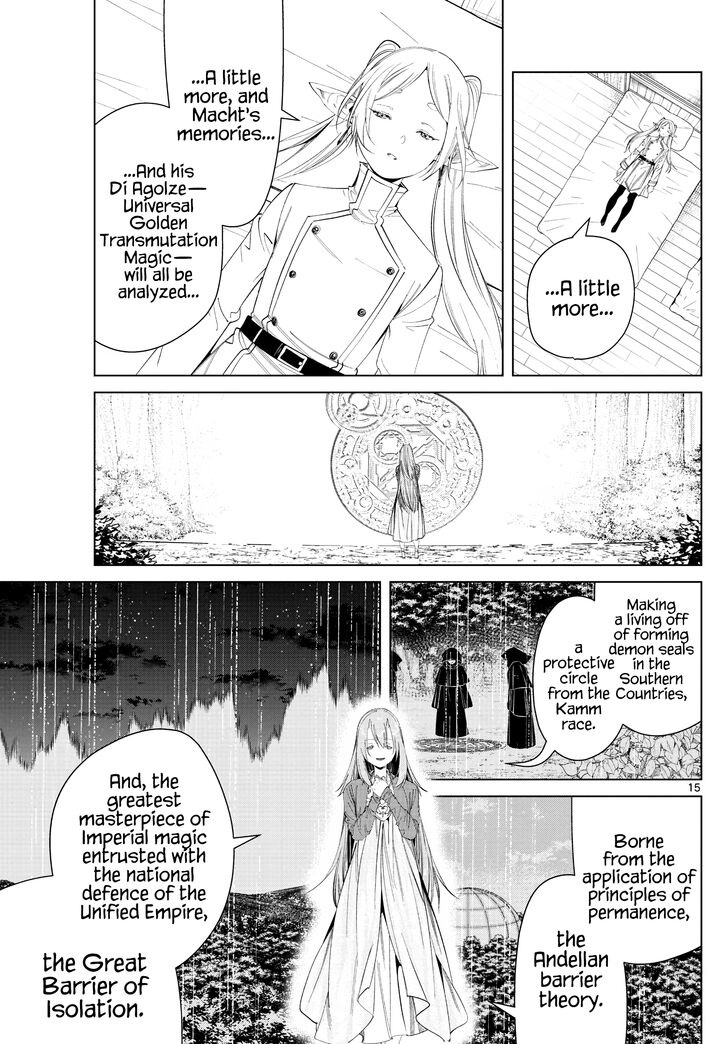 Frieren: Beyond Journey's End Manga Chapter 94 page 15 - Analysis scene