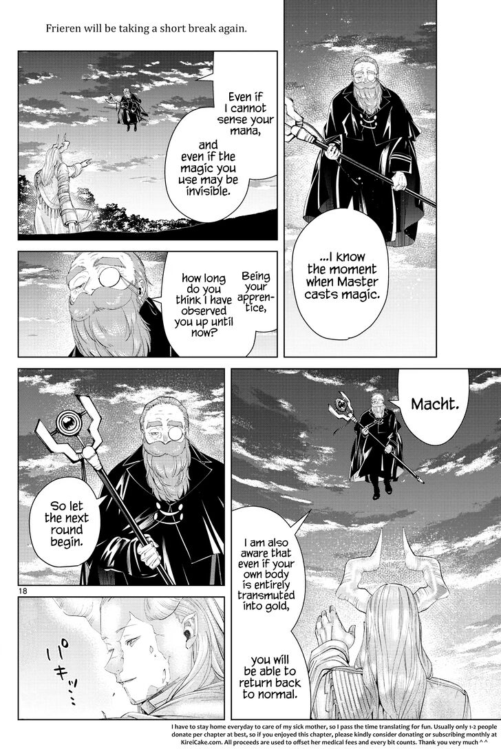Frieren: Beyond Journey's End Manga Chapter 96 page 18 - Master and Apprentice scene
