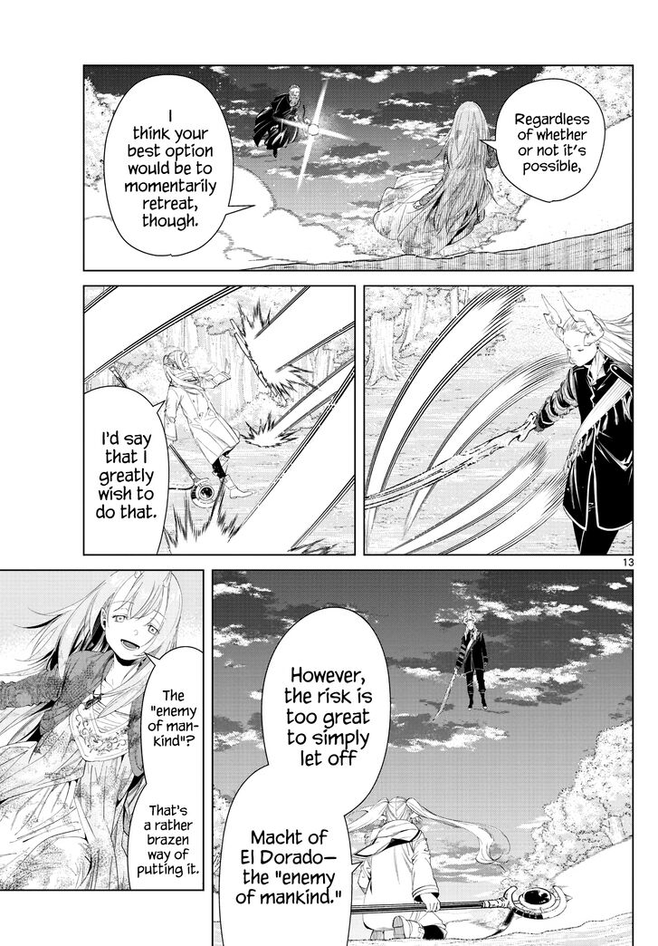 Frieren: Beyond Journey's End Manga Chapter 98 page 13 - Retribution scene