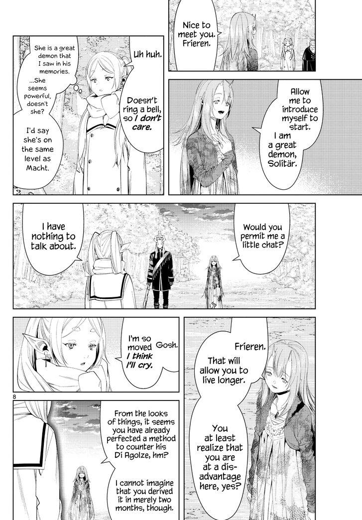 Frieren: Beyond Journey's End Manga Chapter 98 page 8 - Retribution scene