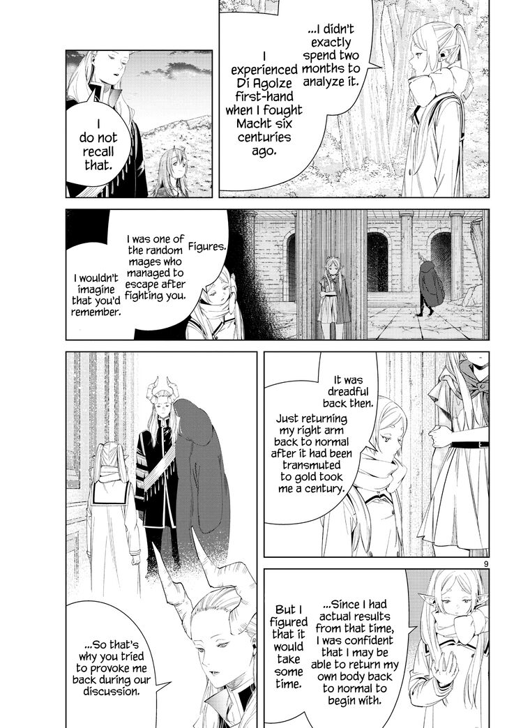 Frieren: Beyond Journey's End Manga Chapter 98 page 9 - Retribution scene