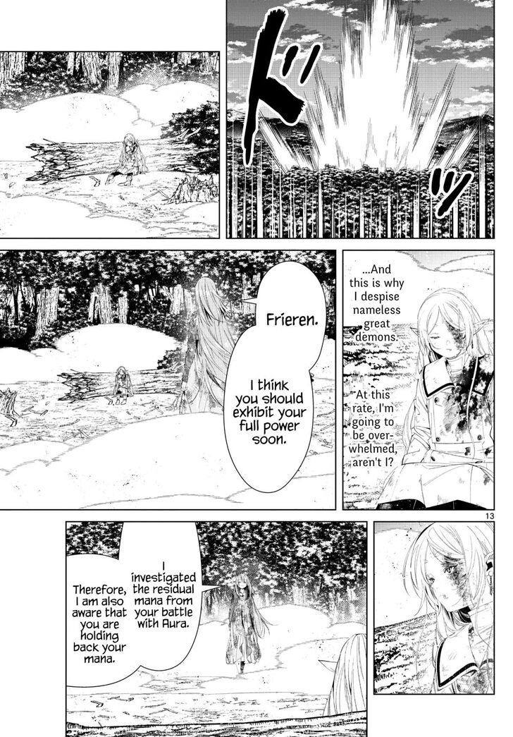 Frieren: Beyond Journey's End Manga Chapter 99 page 13 - Offense and Defense scene