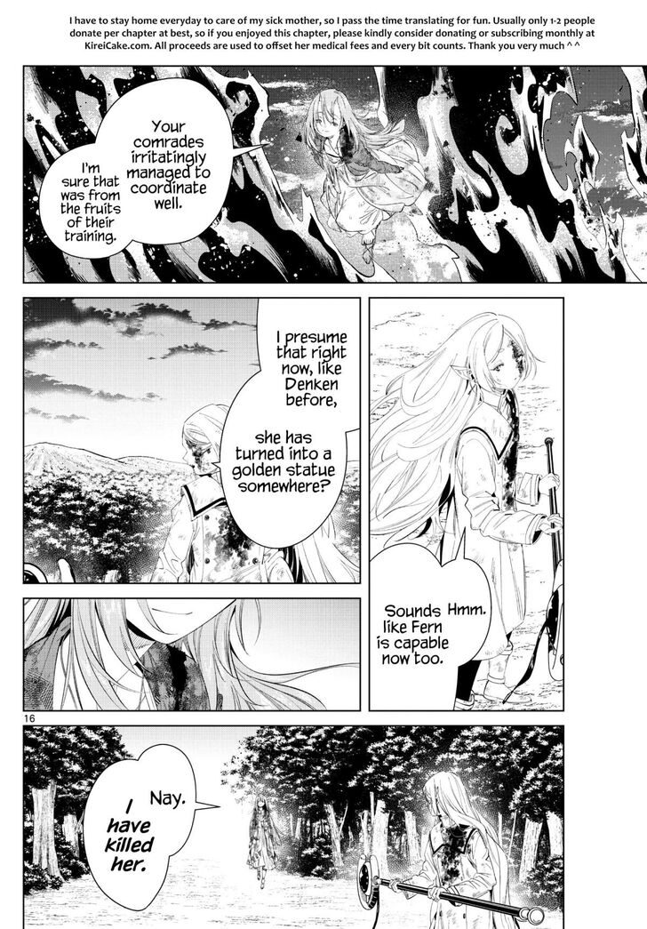 Frieren: Beyond Journey's End Manga Chapter 99 page 16 - Offense and Defense scene