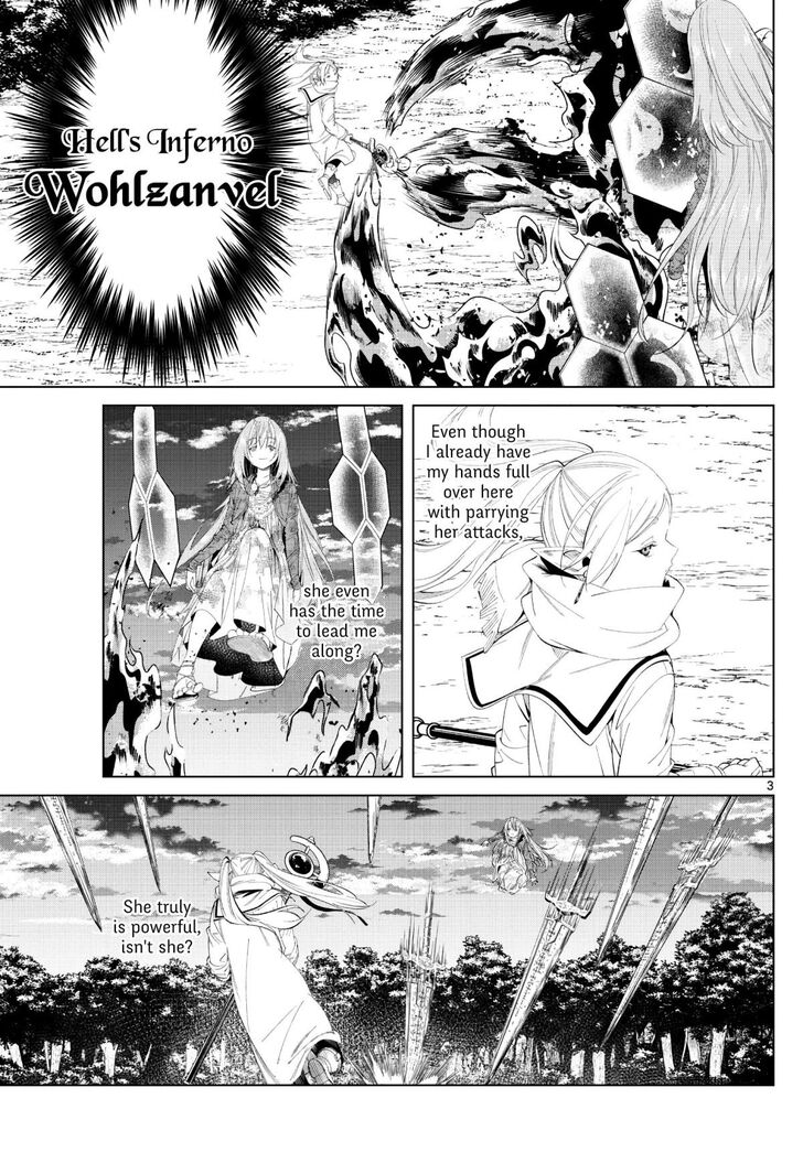Frieren: Beyond Journey's End Manga Chapter 99 page 3 - Offense and Defense scene