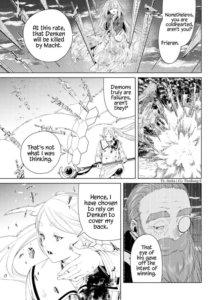 Frieren: Beyond Journey's End Manga Chapter 99 page 5 - Offense and Defense scene