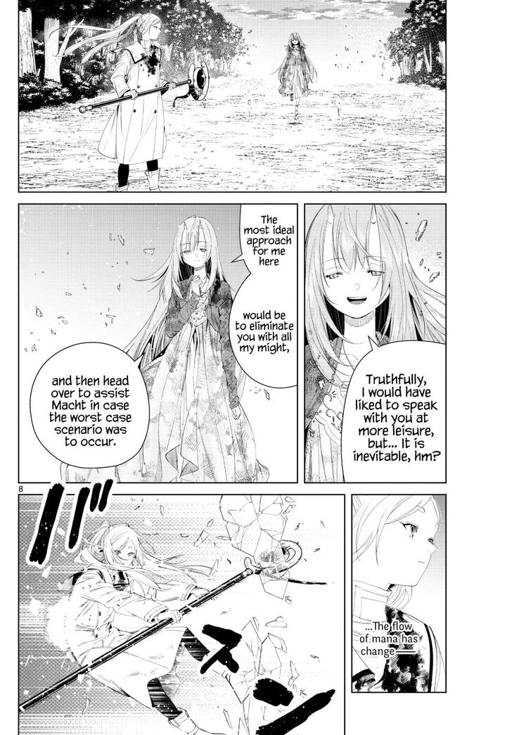 Frieren: Beyond Journey's End Manga Chapter 99 page 8 - Offense and Defense scene